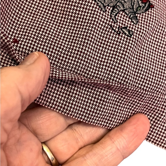 Teddi Womens XL Embroidered Cats Button Up Shirt Short Sleeves Cat Lover Size 1X - Picture 4 of 6